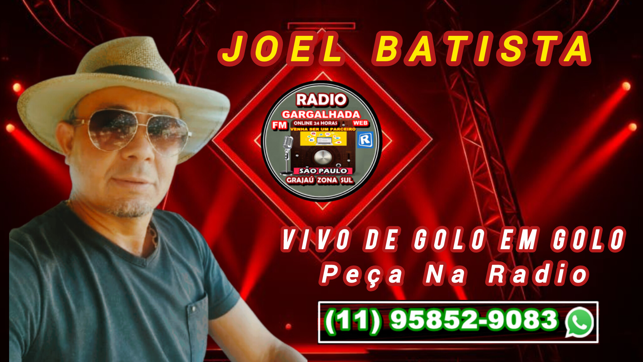 LANÇAMENTO JOEL BATISTA VIVO DE GOLO EM GOLO SEXTA 19 DE SETEMBRO DEZ DA MANHÃ