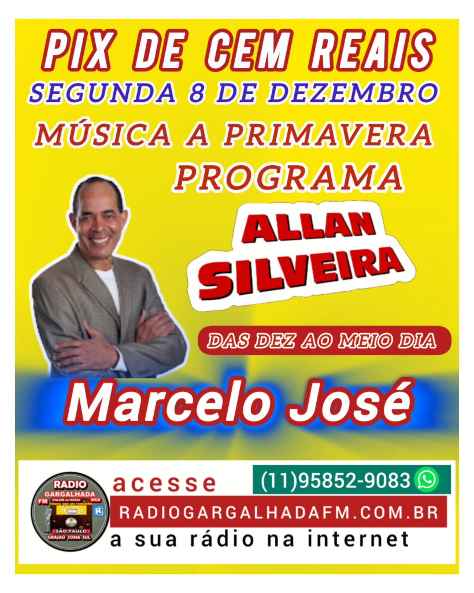 OUÇA EM QUALQUER LUGAR DO MUNDO CLICK AQUI