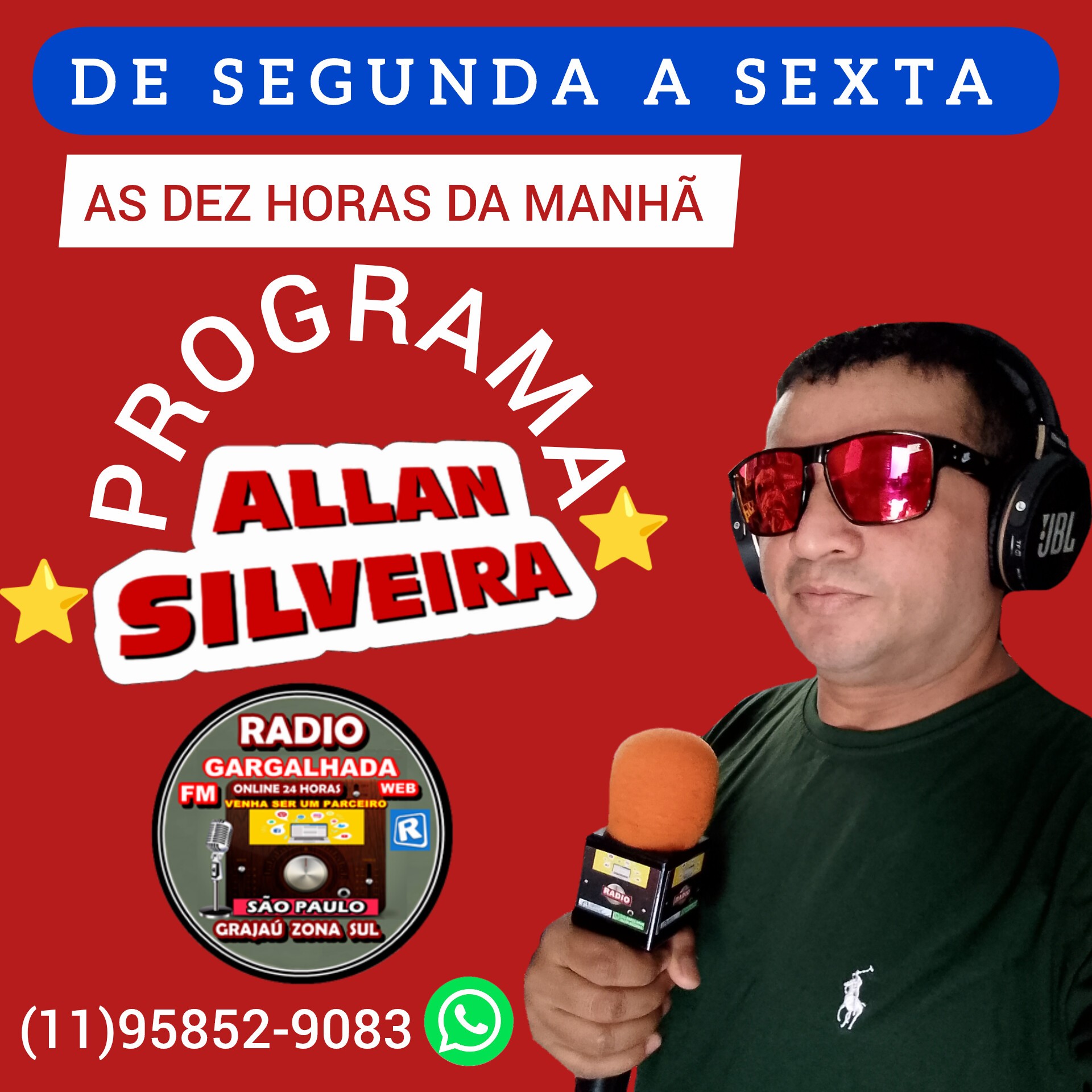 OUÇA EM QUALQUER LUGAR DO MUNDO CLICK AQUI