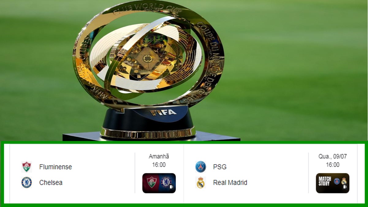 SEMIFINAL COMEÇA  NESTA  TERÇA   COPA DO MUNDO DE CLUBES 2025