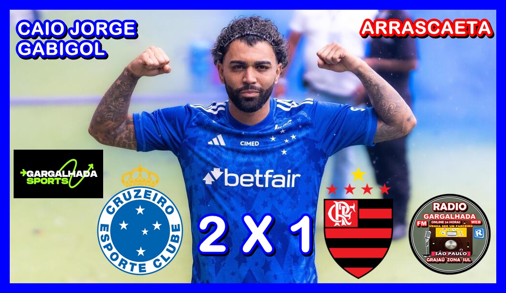 CRUZEIRO 2 X 1 FLAMENGO DE VIRADA COM A LEI DO EX